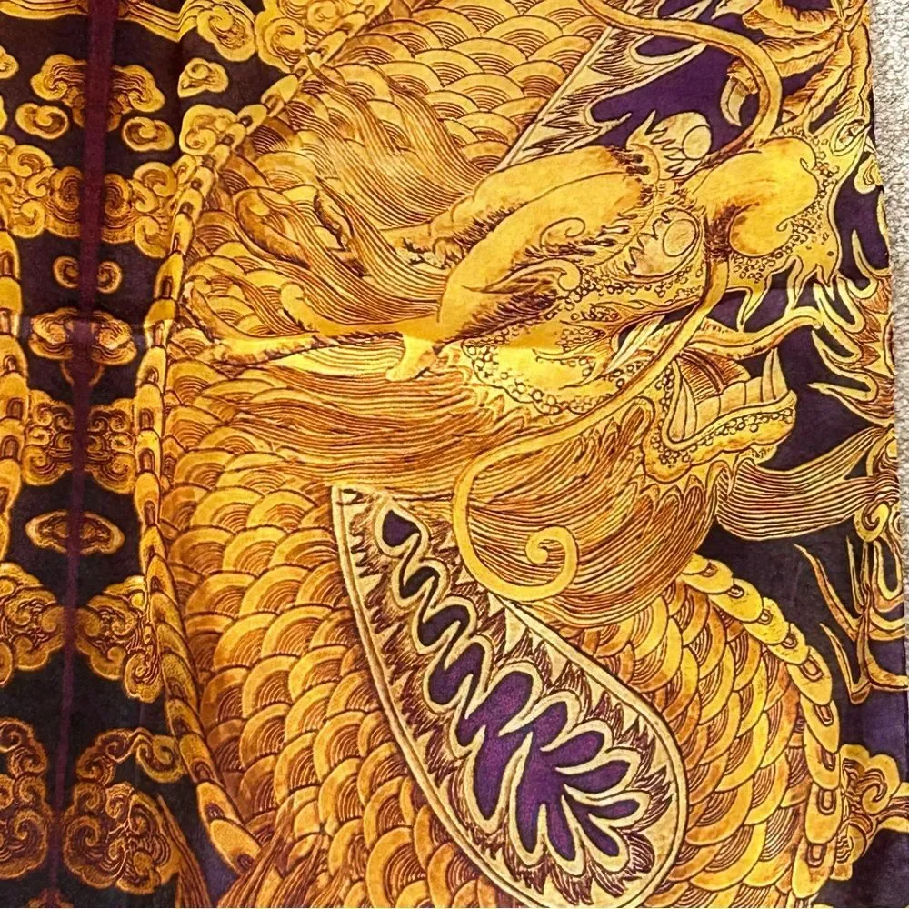 NWT Roberto Cavalli‎ 100% Silk Scarf